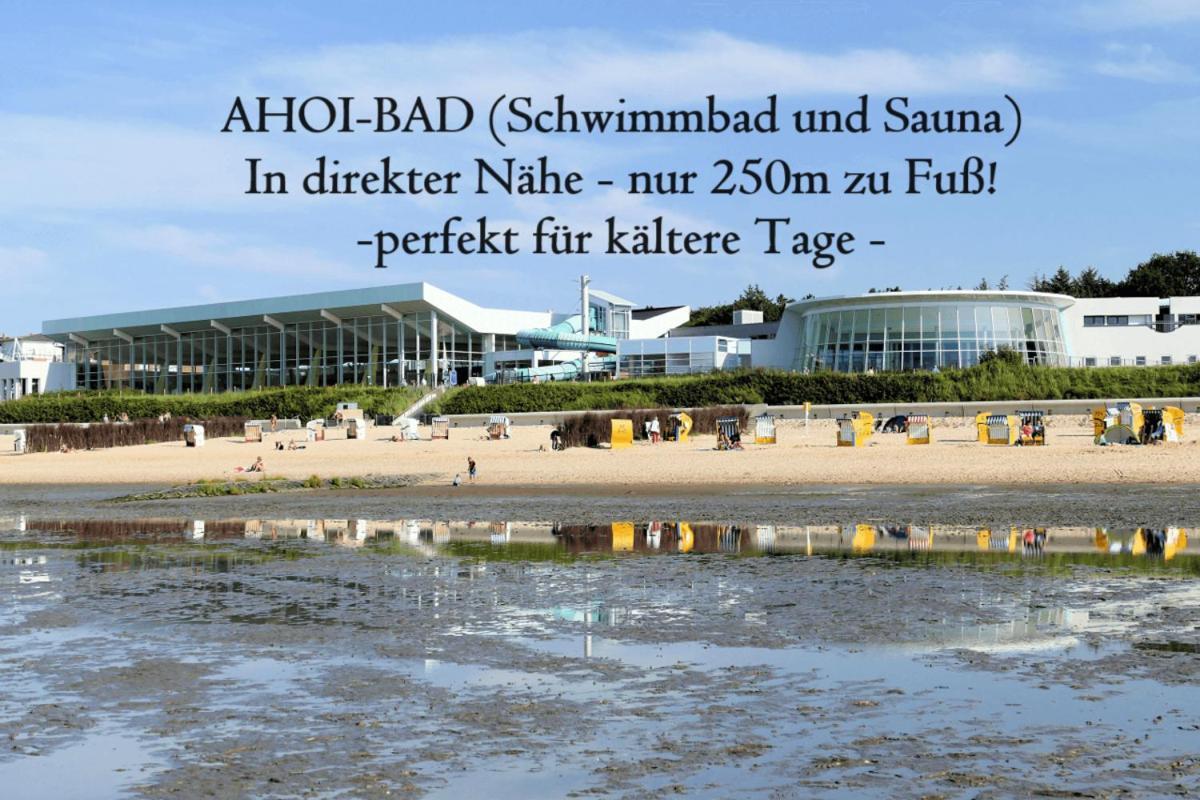 Traumhafte Ferienwohnung "Seekueste" In Cuxhaven - Duhnen In 1A Lage Im Haus Elbe 1 !!! 50M Zum Strand !!! Luaran gambar